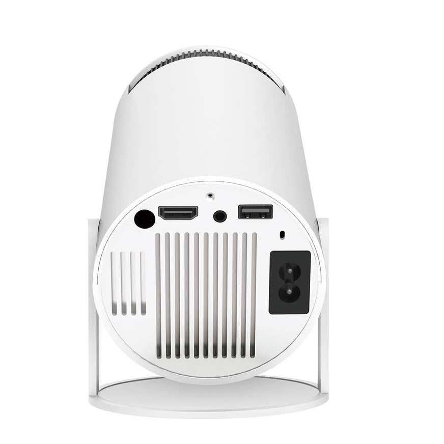 ISMARTX10 Smart Projector, 720P HD Short Focus Projector, Ultra Quiet Home Theater Projector for TV Watching, Gaming, Music & Movie