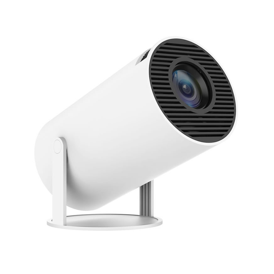 ISMARTX10 Smart Projector, 720P HD Short Focus Projector, Ultra Quiet Home Theater Projector for TV Watching, Gaming, Music & Movie