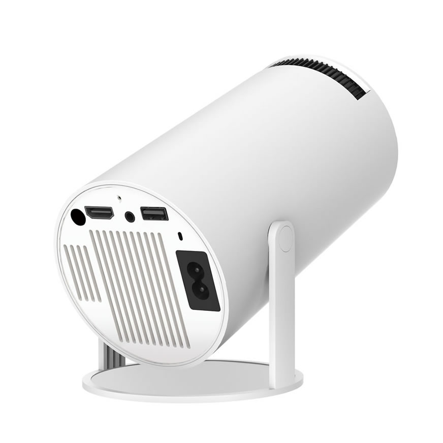 ISMARTX10 Smart Projector, 720P HD Short Focus Projector, Ultra Quiet Home Theater Projector for TV Watching, Gaming, Music & Movie