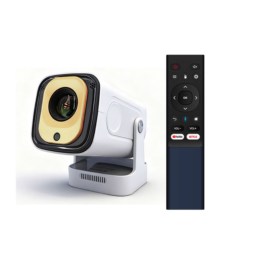 ISMARTX17 Smart Projector, Auto Focus & Auto Keystone Correction, 300ANSI HD Portable Projector for Home Office